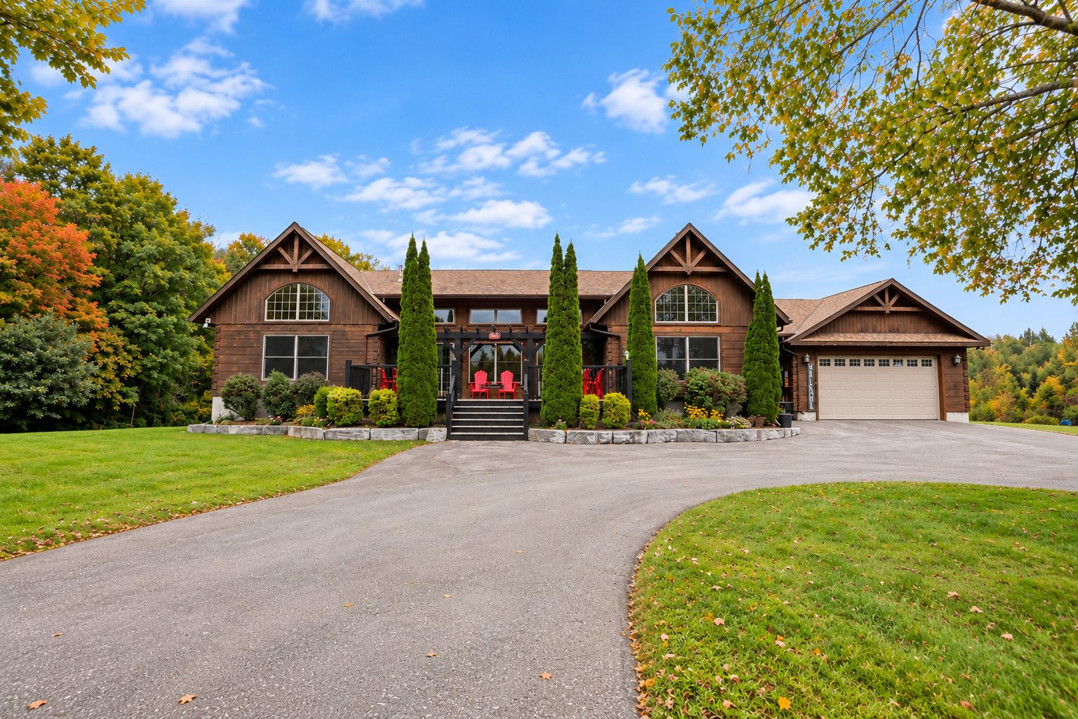 Main residence front view